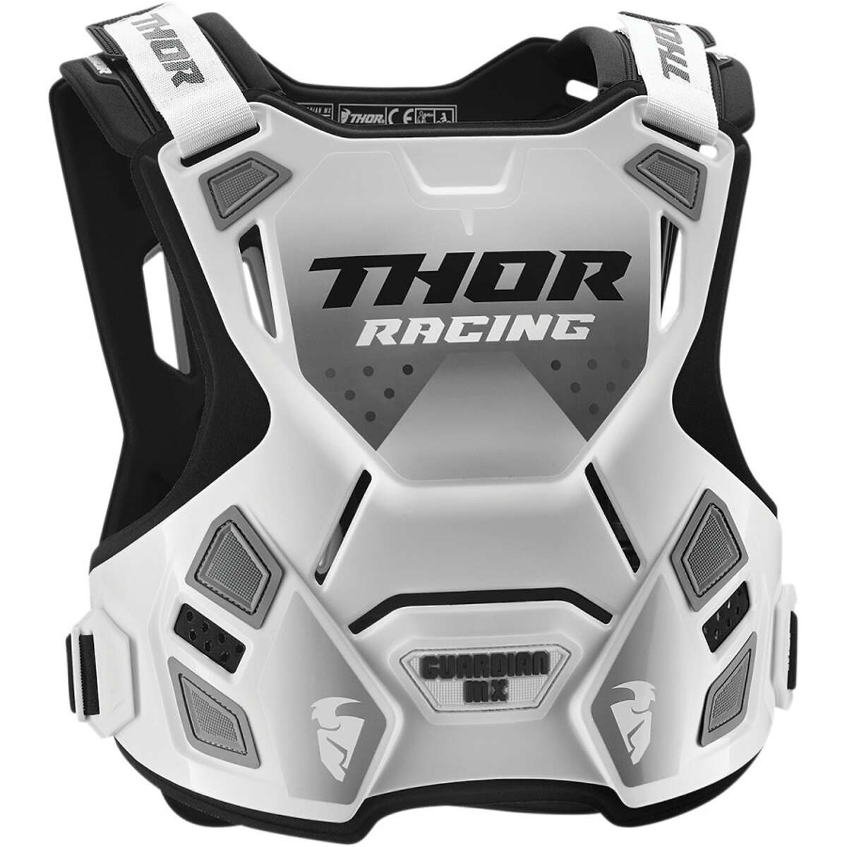 Thor Kids Chest Protector Guardian MX White/Black