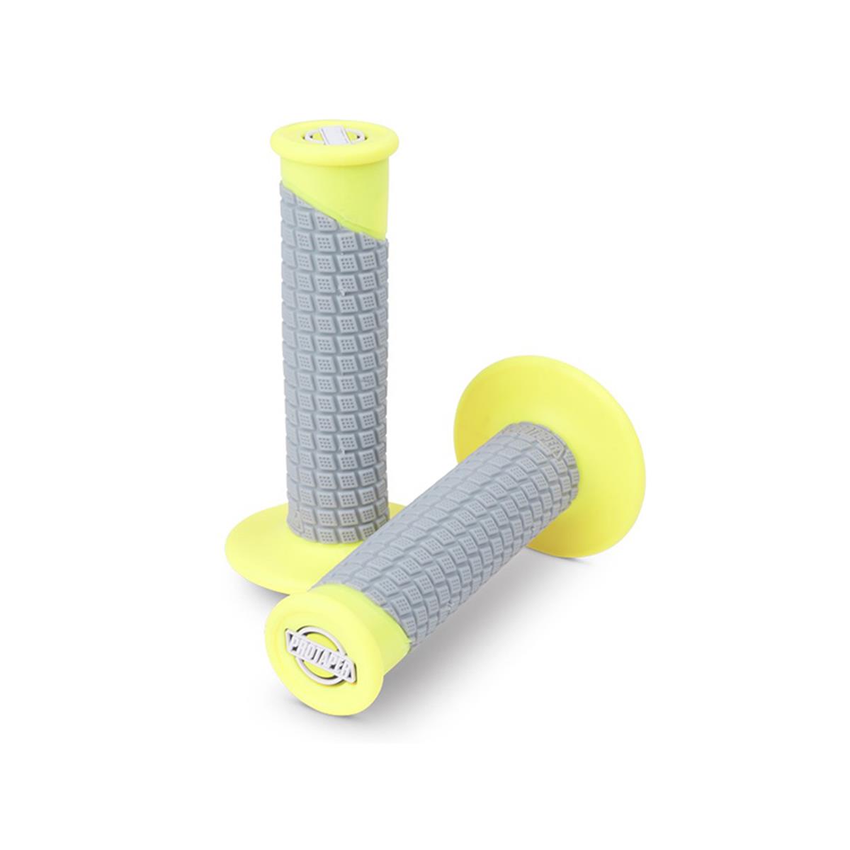 ProTaper Grip Clamp On Pillow Top, Neon Yellow/Grey