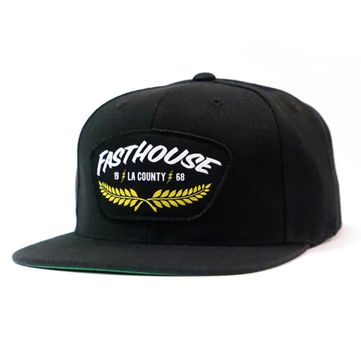 Fasthouse Cappellino Snap Back General Black