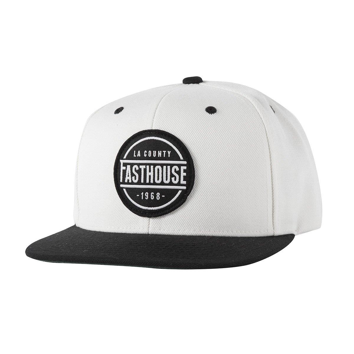 Fasthouse Cappellino Snap Back LA County White/Black