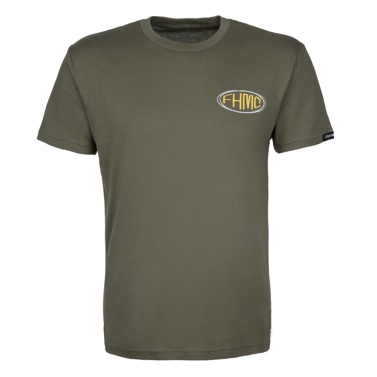 Fasthouse T-Shirt Wheels Olive