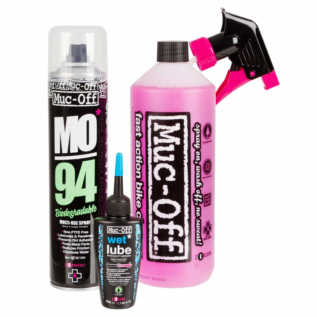 Muc-Off Nettoyant Velo Wash, Protect & Lube Kit 1,45 L