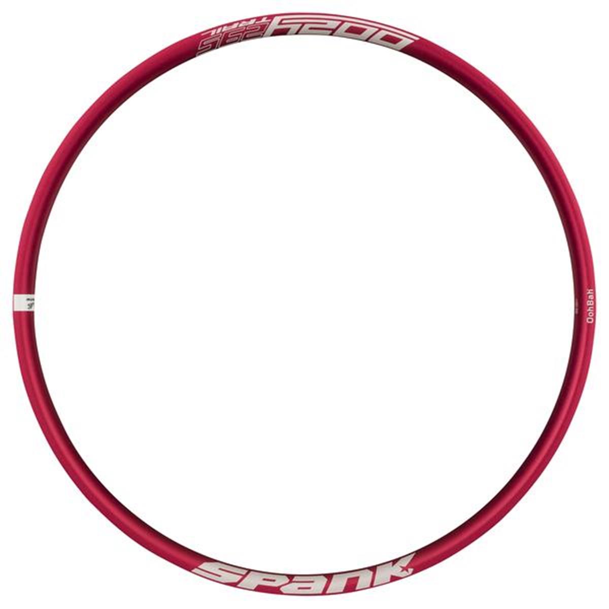 Spank Jante MTB Oozy Trail 295 Red, shotpeen, 26 Inches x 29 mm
