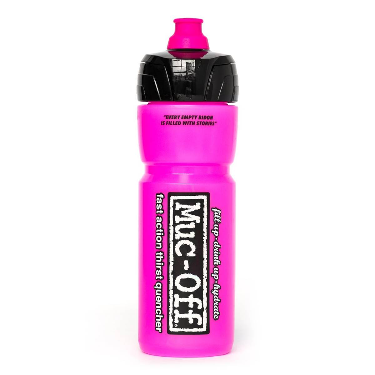 Muc-Off Trinkflasche Elite Ombra Pink mit Logo