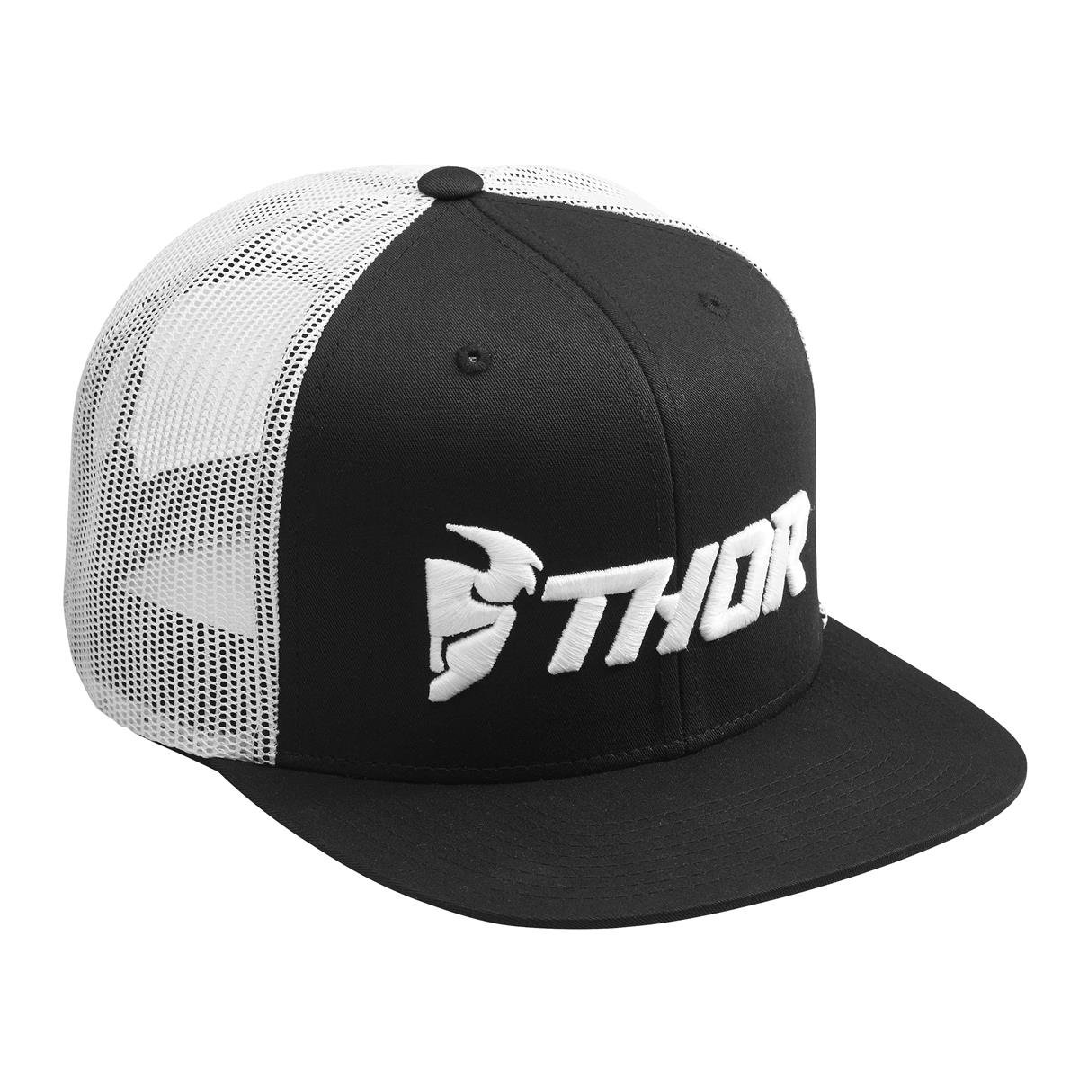 Thor Snapback Cap Trucker Schwarz/Weiß