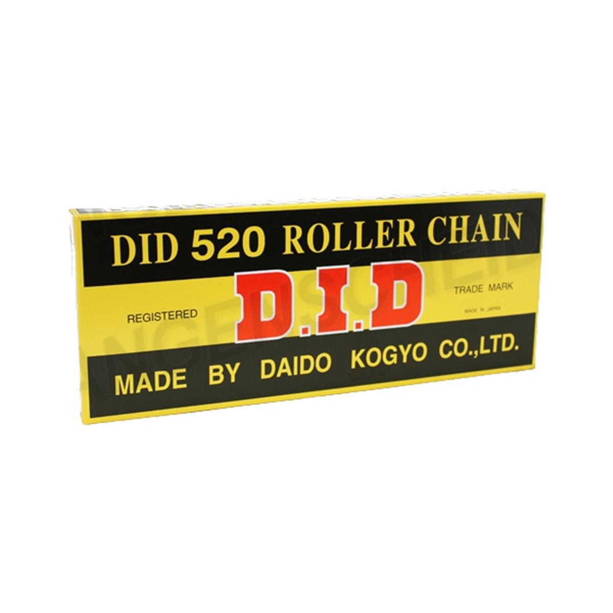 D.I.D Chain Rollenkette 520 Pitch, Black