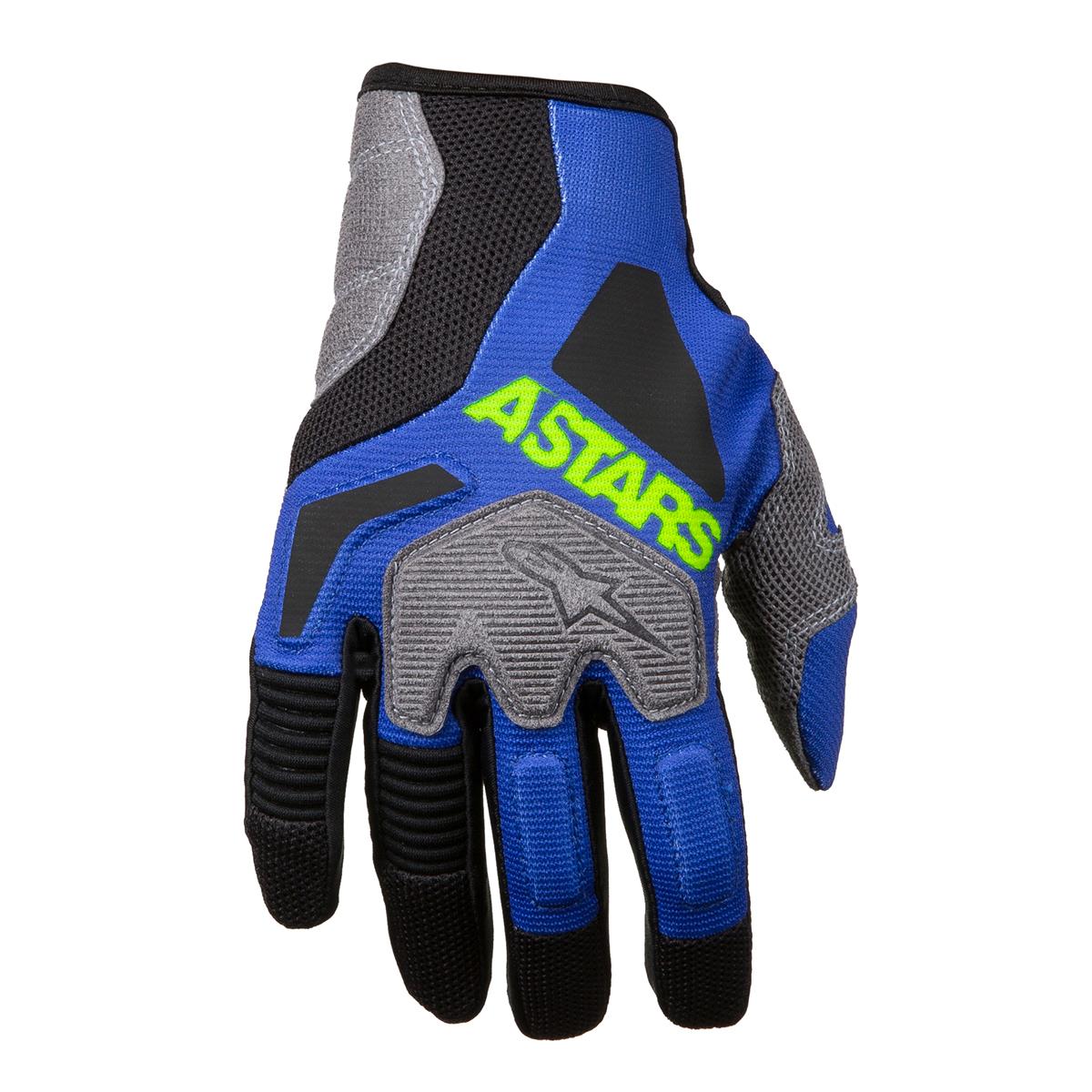 Alpinestars Handschuhe Venture R Blau/Gelb Fluo