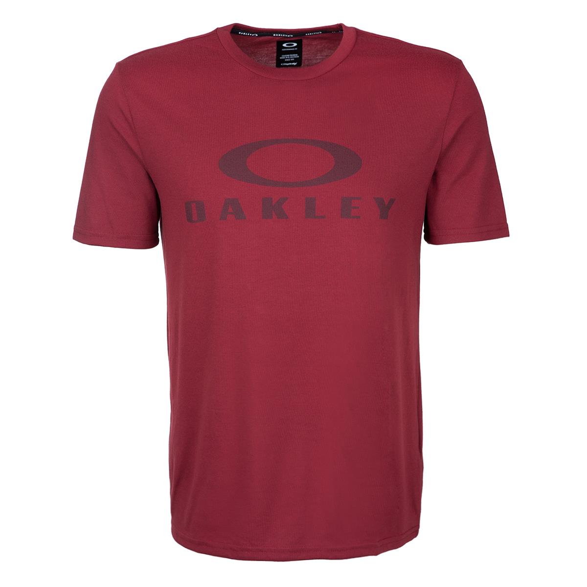 Oakley T-Shirt O Bark Iron Rosso