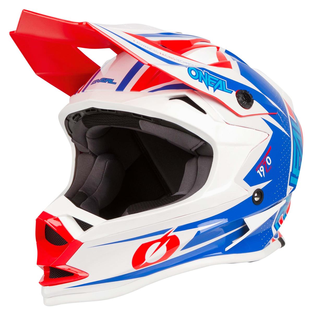 O'Neal Casque MX 7SRS Strain Blue/Red