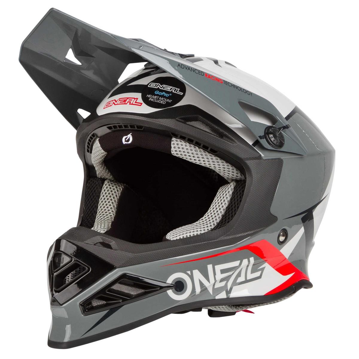 O'Neal Helmet 8SRS Blizzard Grey