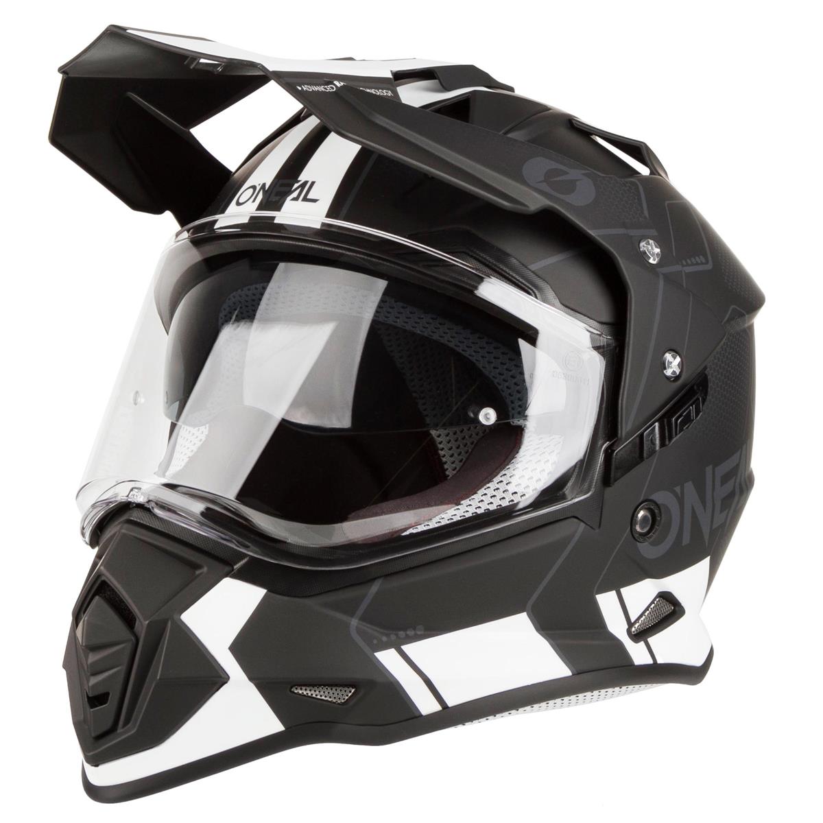 O'Neal Motocross-Helm Sierra II Comb Schwarz/Weiß