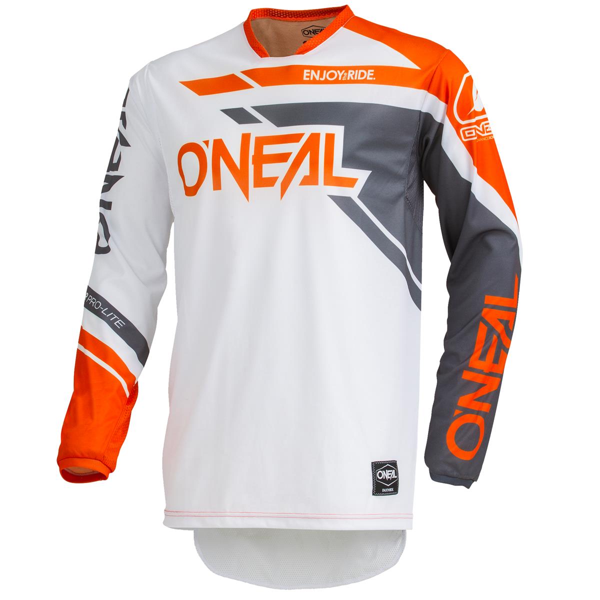 O'Neal Maillot MX Hardwear Rizer Grey/Orange