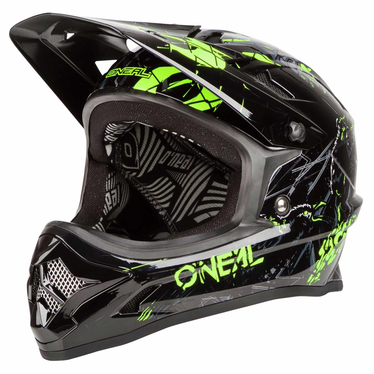 O'Neal Downhill MTB Helmet Backflip RL2 Zombie Black/Neon Yellow