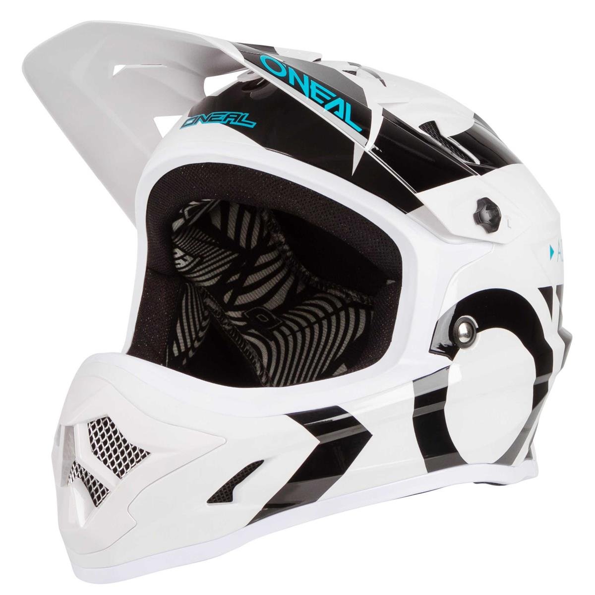O'Neal Downhill-MTB Helm Backflip RL2 Slick Weiß/Schwarz