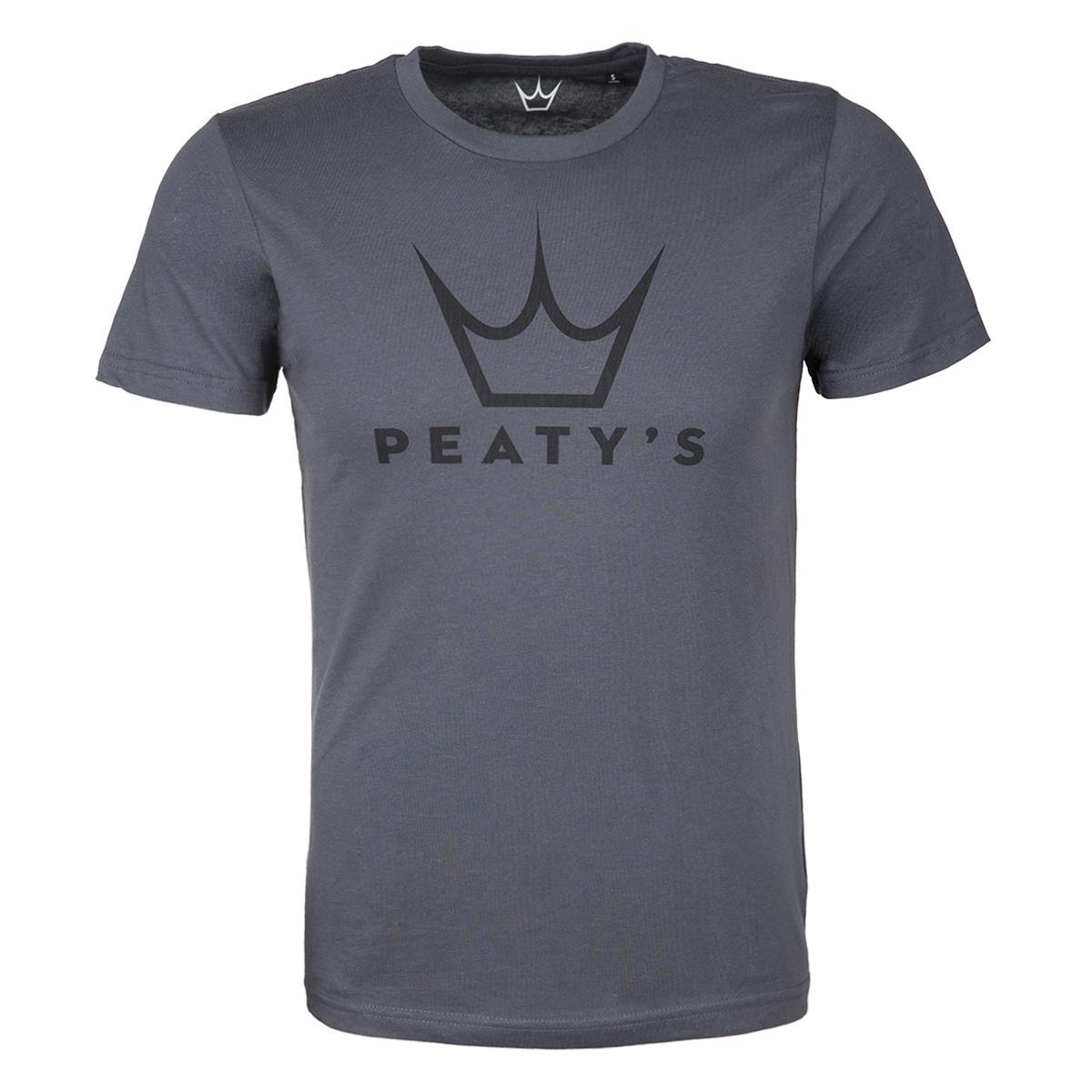 Peaty's T-Shirt Organic Logo Grey
