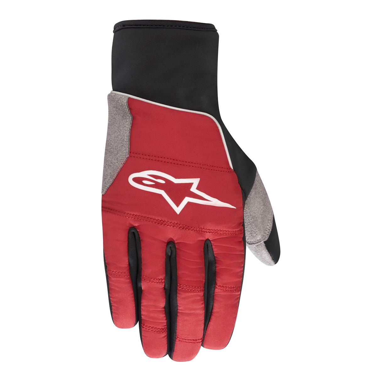 Alpinestars Gloves Cascade Warm Tech Rio Red Black