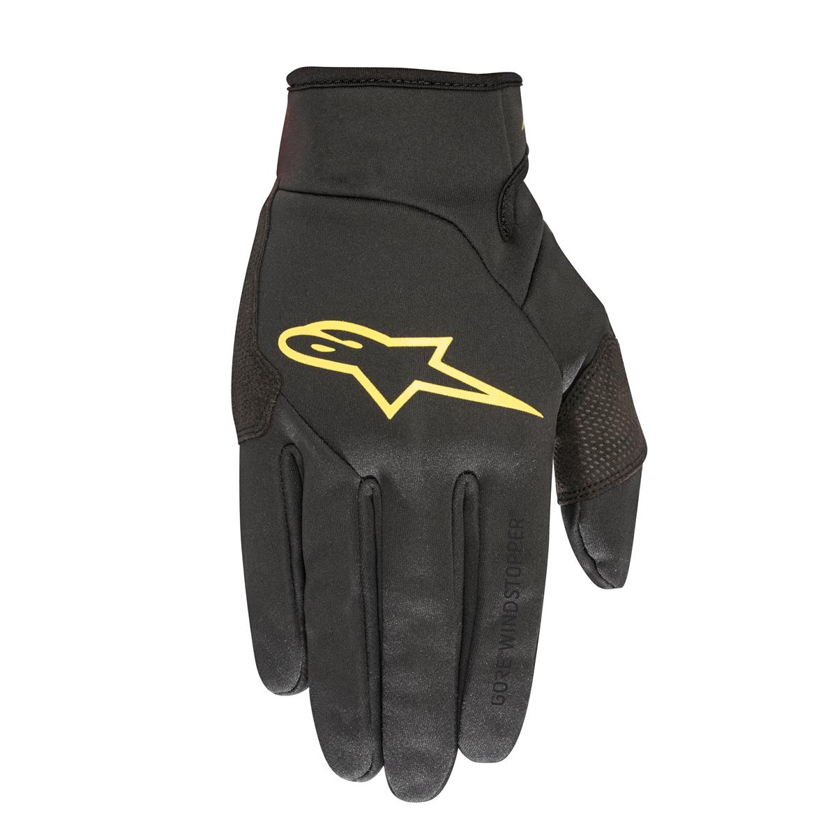 Alpinestars MTB Gloves Cascade Infinium Black Acid Yellow