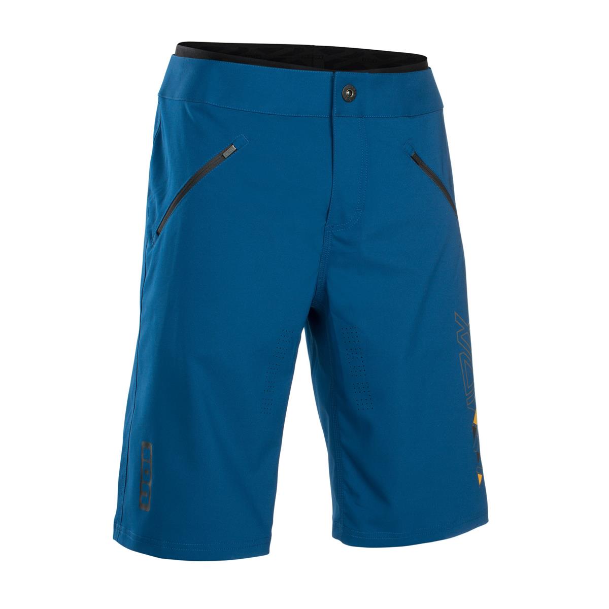ION Shorts MTB Traze Plus Ocean Blu