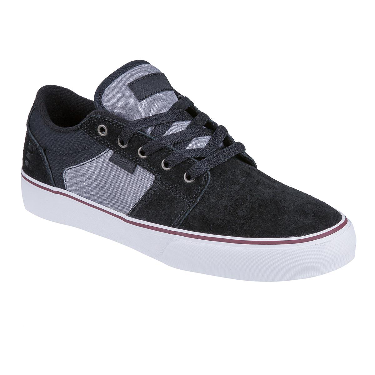 Etnies Shoes Barge LS Black/Dark Grey/Silver