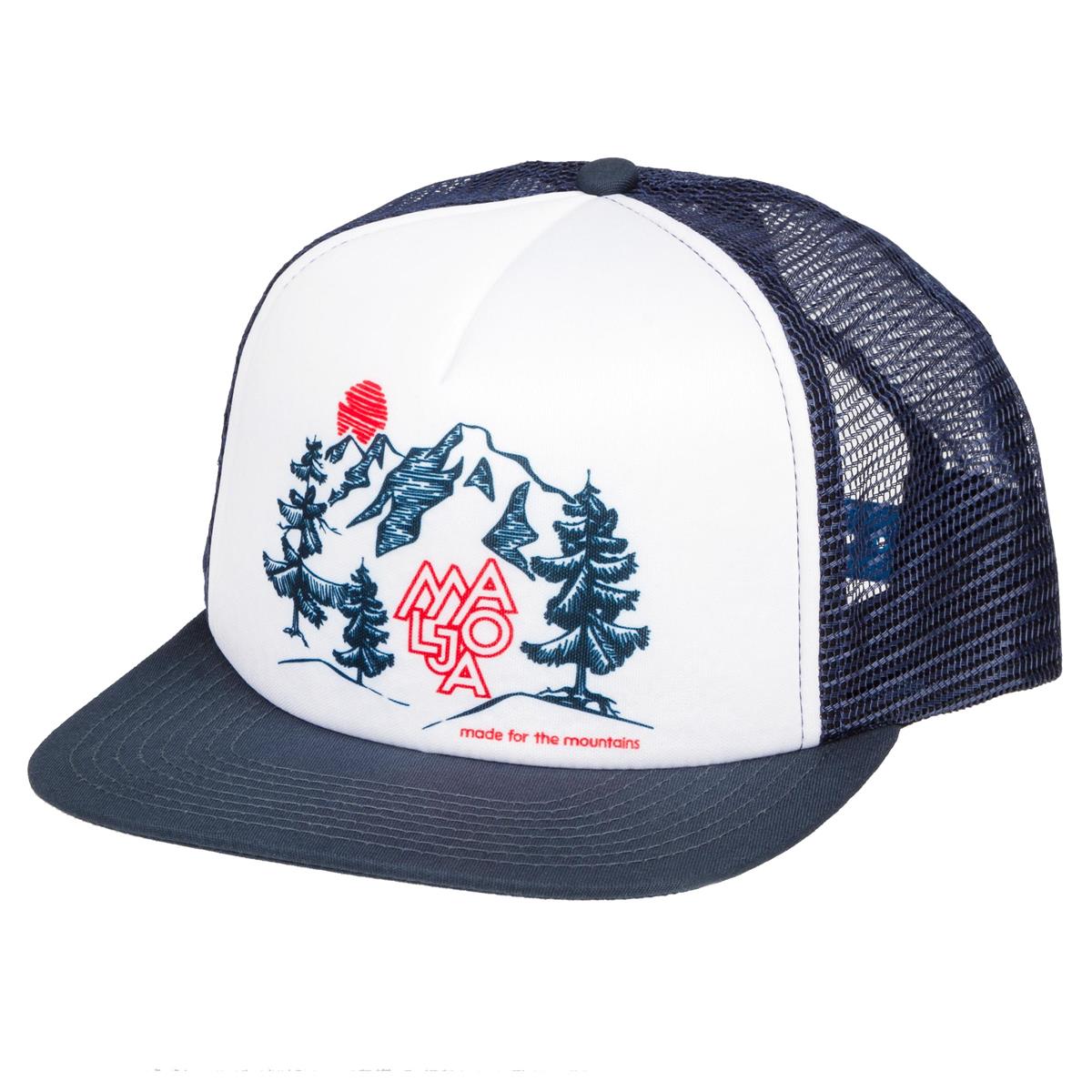 Maloja Cappellino Snap Back LunghinM. Blueberry