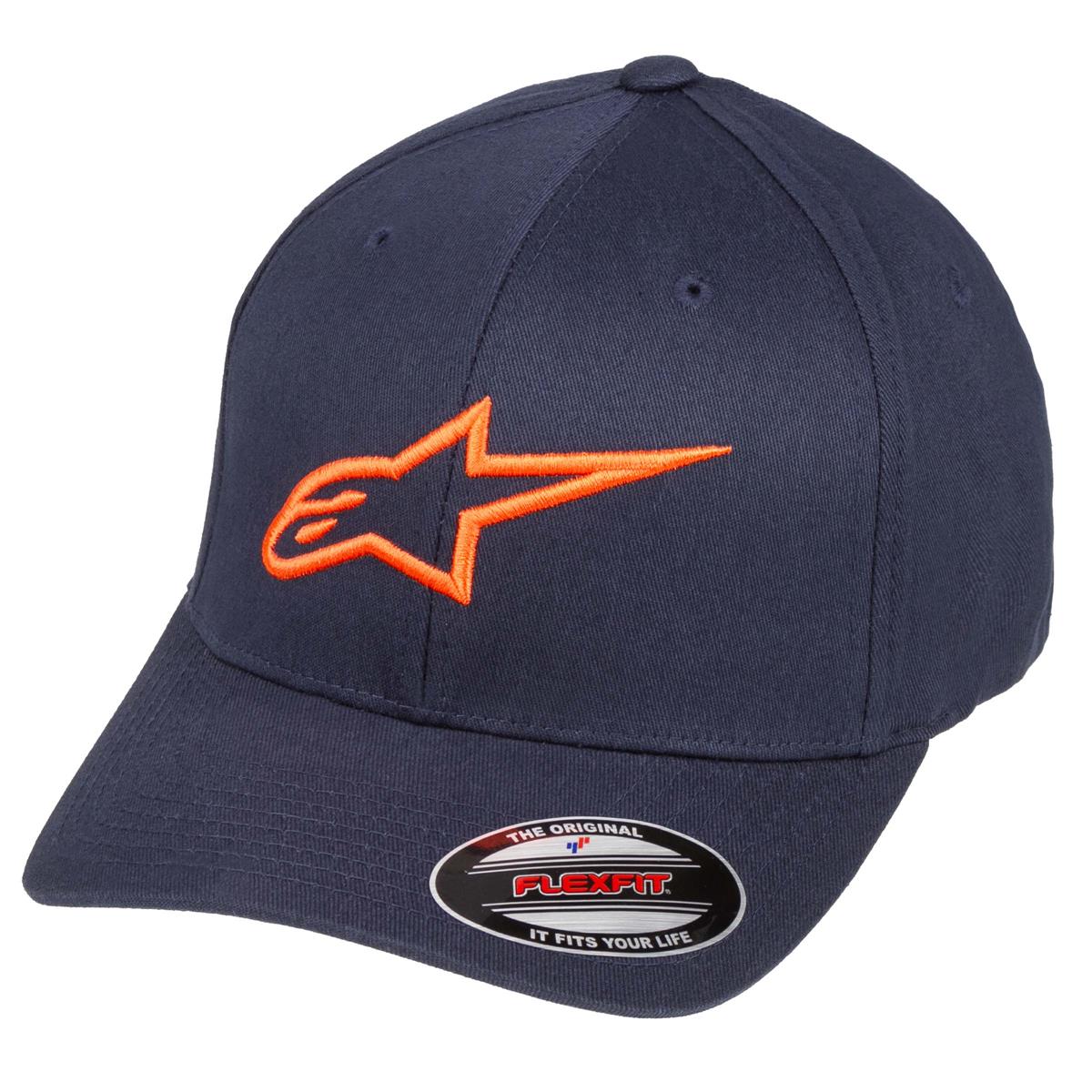 Alpinestars Flexfit Cap Ageless Curve Navy/Orange