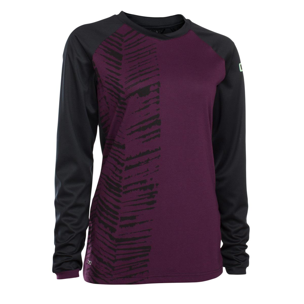 ION Girls Freeride Jersey Long Sleeve Scrub Amp Pink Isover