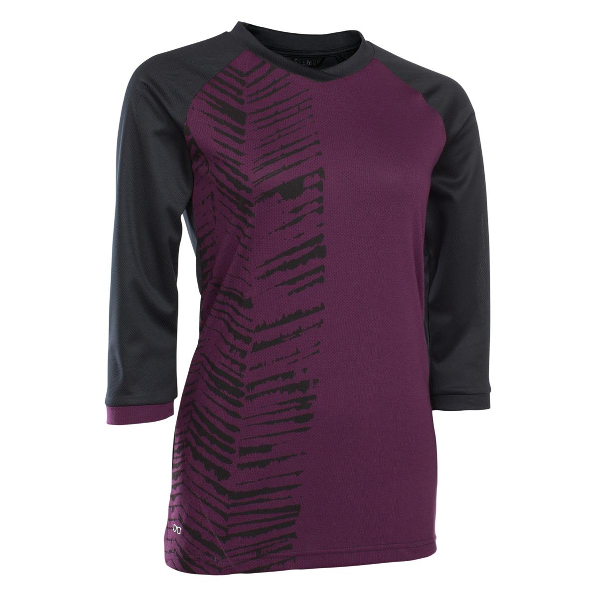 ION Girls Freeride Jersey 3/4 Sleeve Scrub Amp Pink Isover
