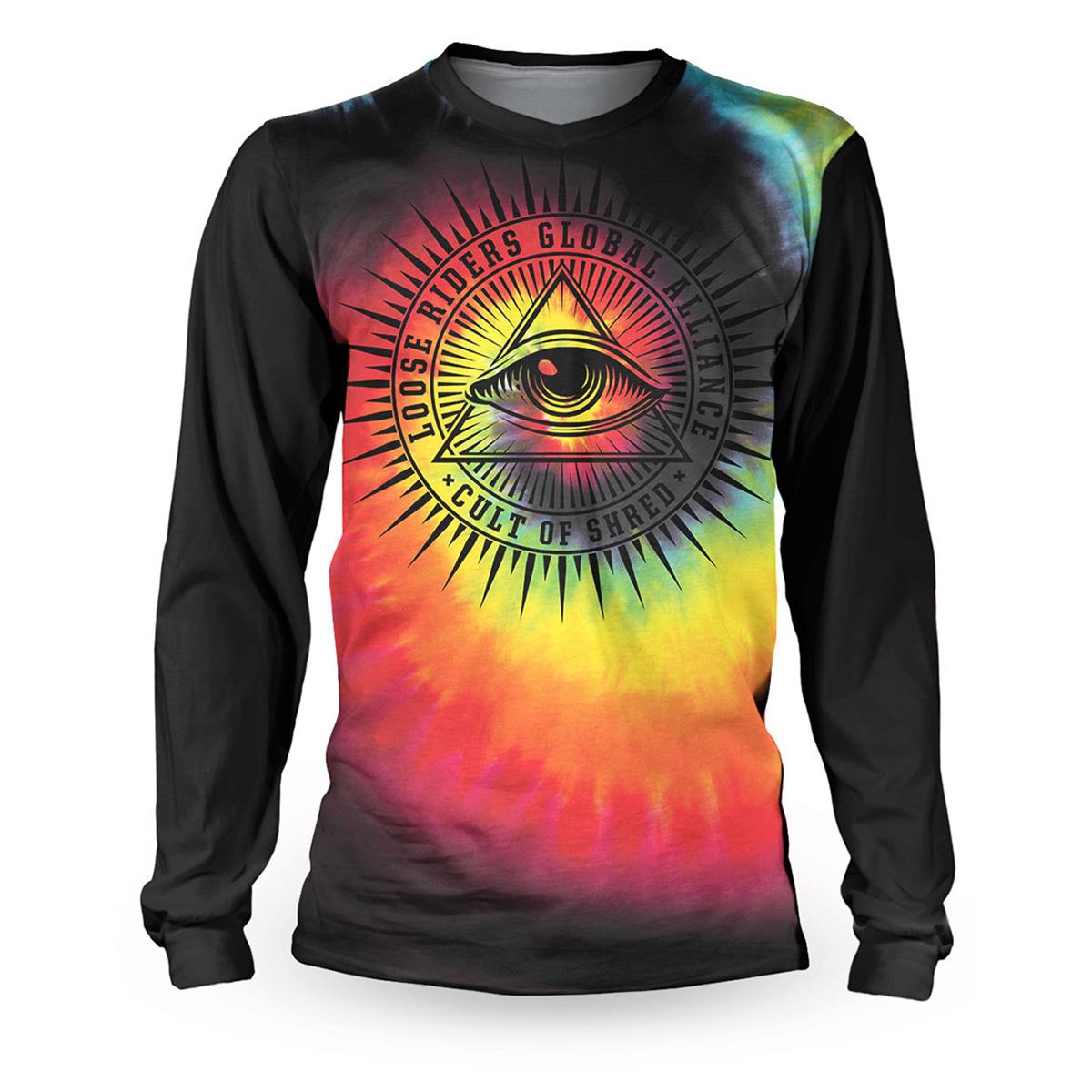 Loose Riders MTB Jersey Long Sleeve Cult of Shred Cult of Shred - Black/Multicolor