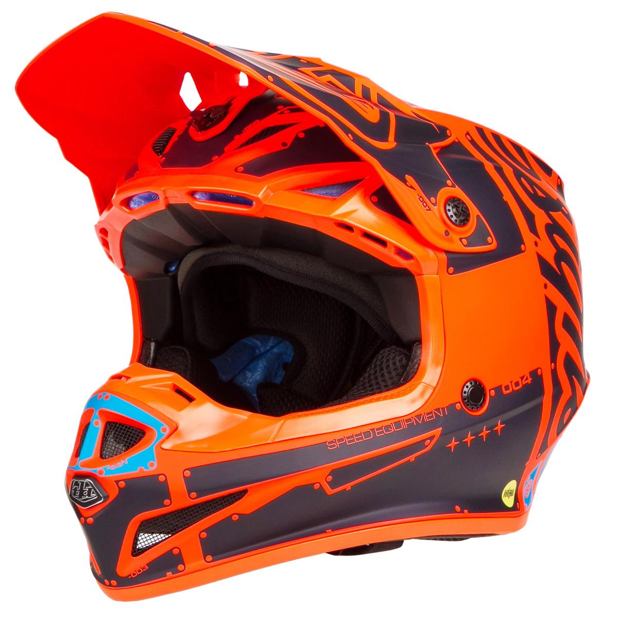 Troy Lee Designs Helm SE4 Polyacrylite Factory - Orange