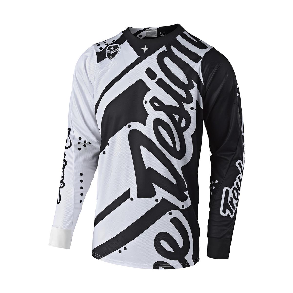 Troy Lee Designs Maillot MX SE Shadow - White/Black