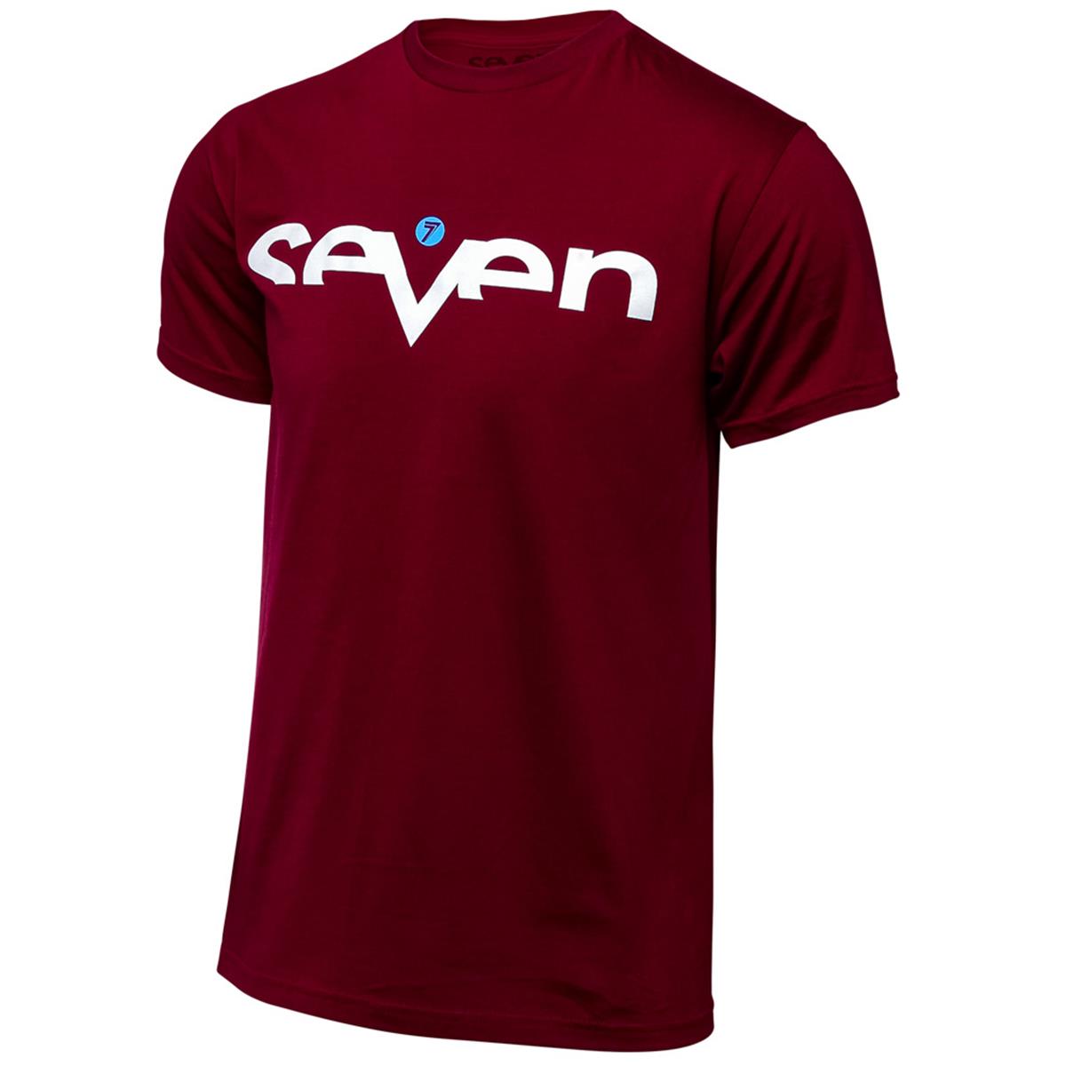 Seven MX T-Shirt Brand 2.0 Maroon