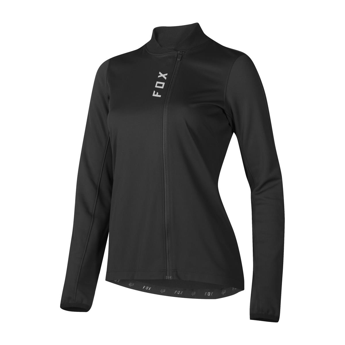 Fox Femme Maillot VTT Manches Courtes Attack Thermo Black
