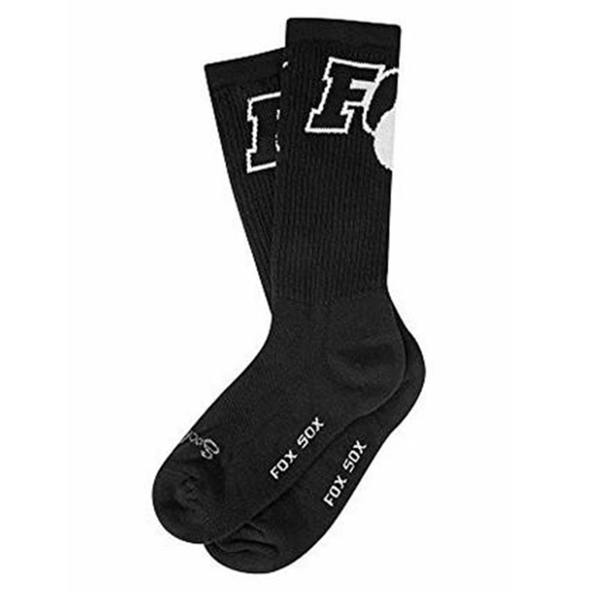 Fox Racing Shox Socks Logo 8", Black