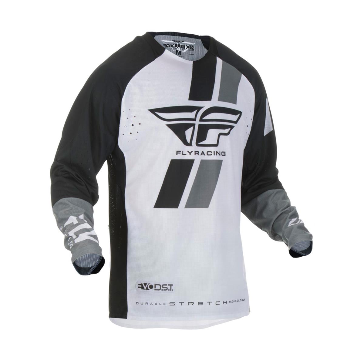Fly Racing Maillot MX Evolution D.S.T. Black/White