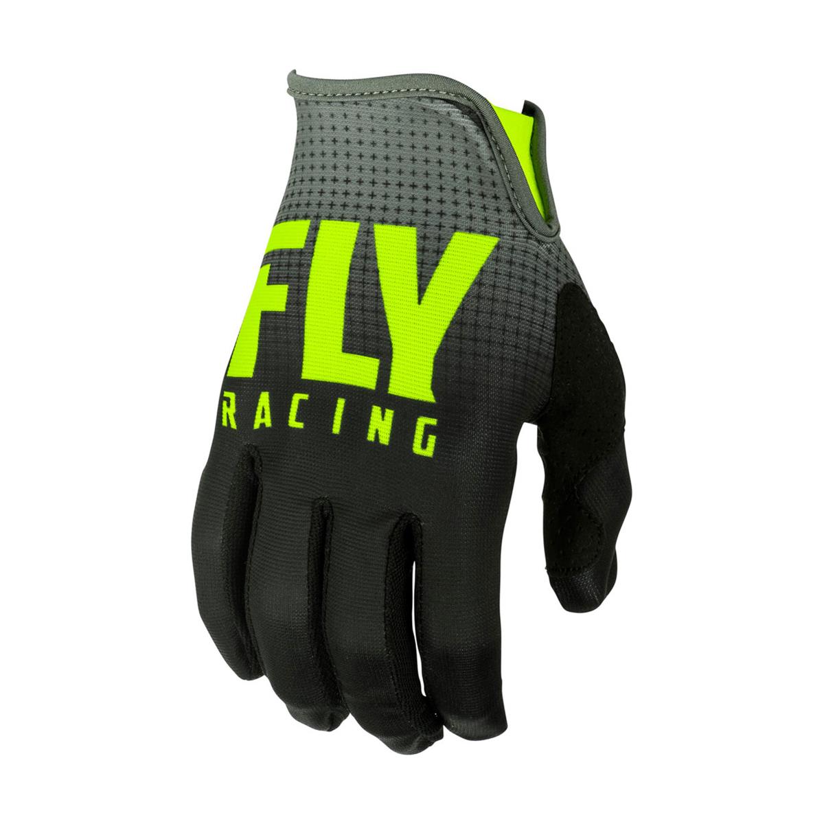 Fly Racing Gloves Lite Hydrogen Black/Hi-Vis