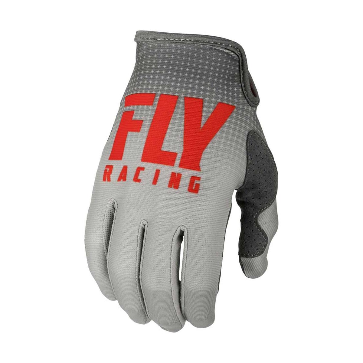 Fly Racing Gloves Lite Hydrogen Red/Grey