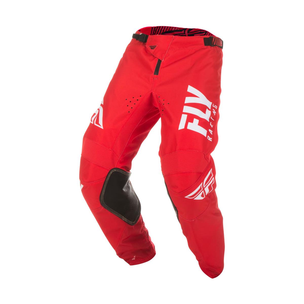 Fly Racing MX Pants Kinetic Shield Red/White