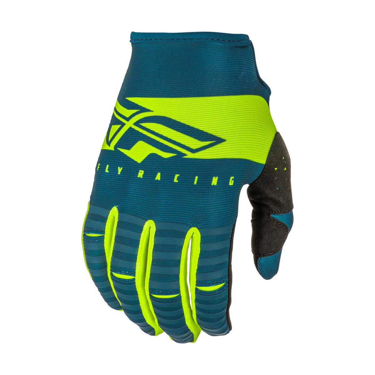 Fly Racing Gloves Kinetic Shield Navy/Hi-Vis