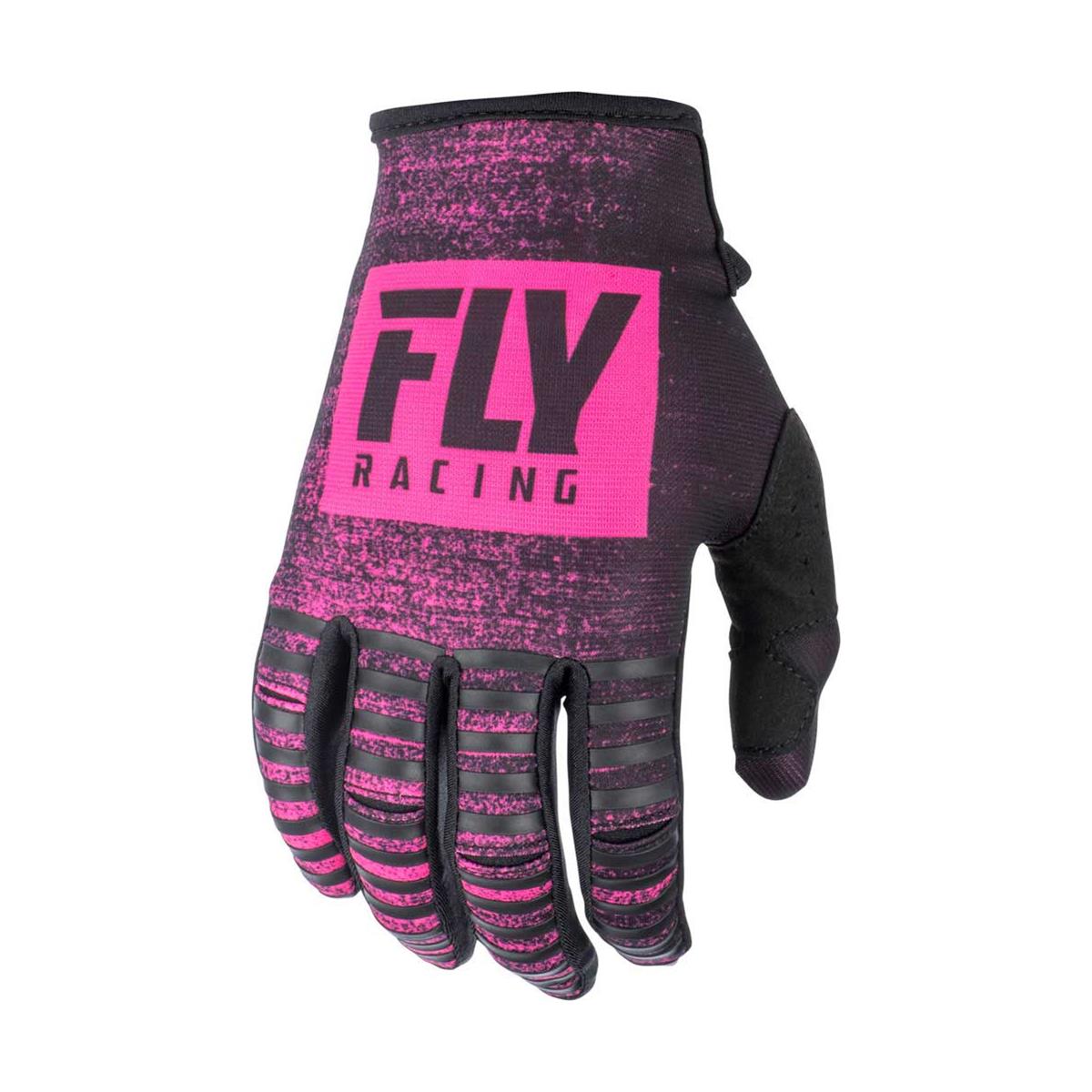 Fly Racing Gloves Kinetic Noiz Neon Pink/Black