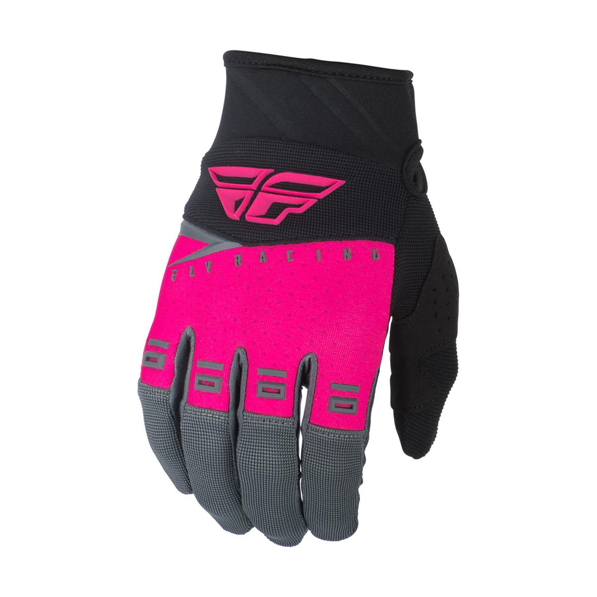 Fly Racing Gloves F-16 Neon Pink/Black/Grey