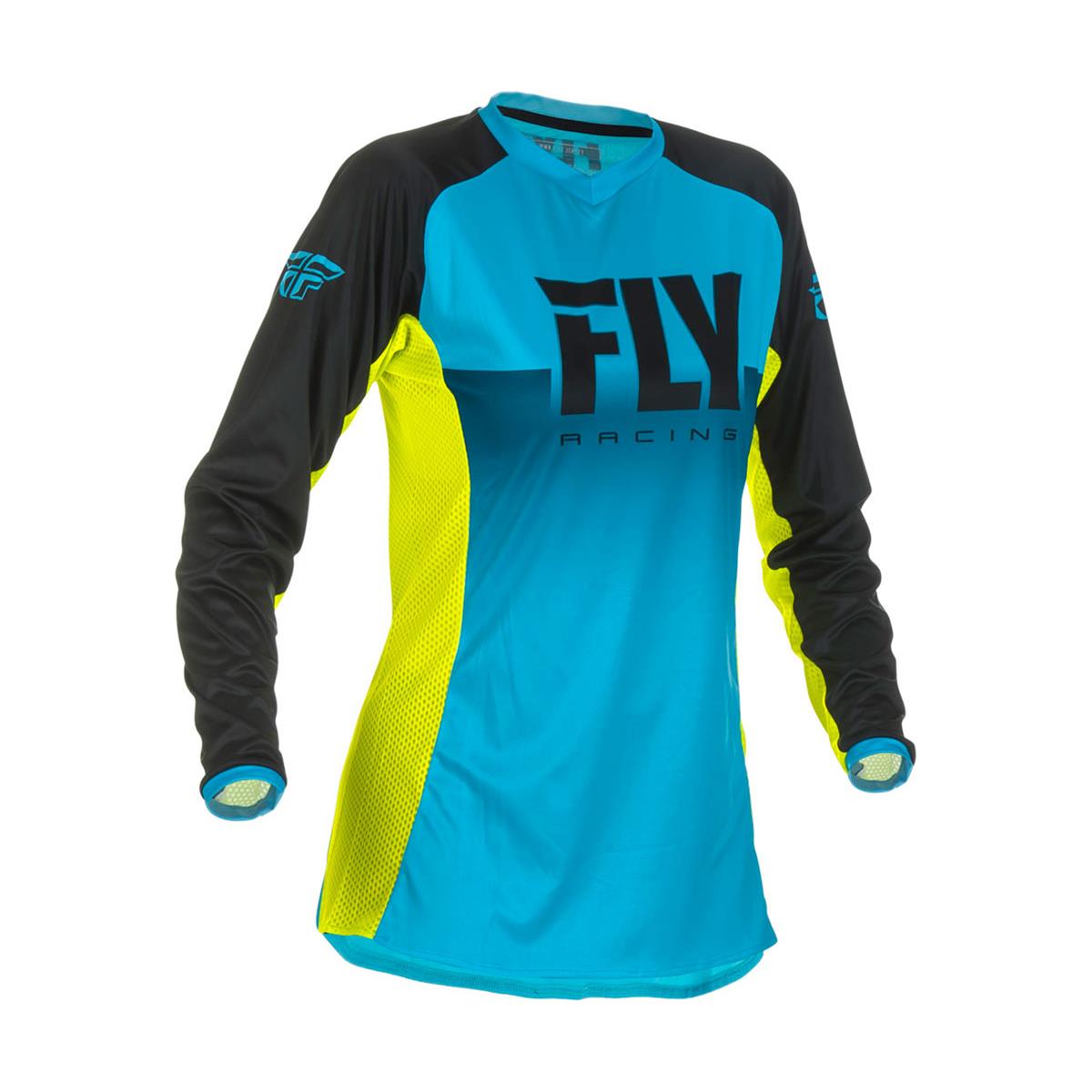 Fly Racing Girls Jersey Lite Blau/Hi-Vis