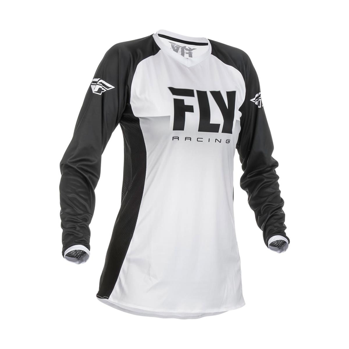Fly Racing Femme Maillot MX Lite White/Black