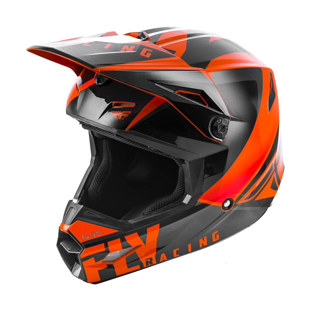 Fly Racing Helm Elite Vigilant Orange/Schwarz