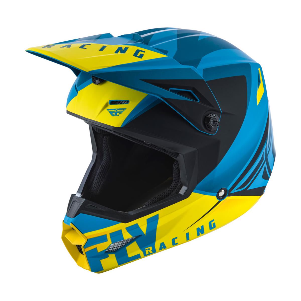 Fly Racing Motocross-Helm Elite Vigilant Blau/Schwarz