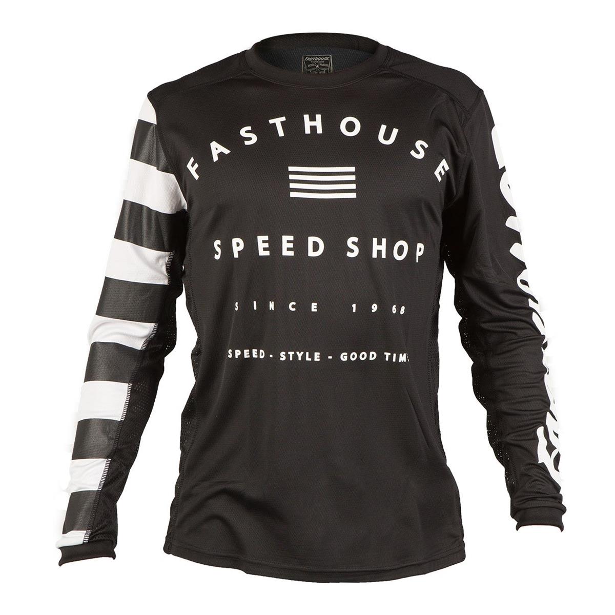 Fasthouse Bike-Jersey Fastline Speed Shop Schwarz