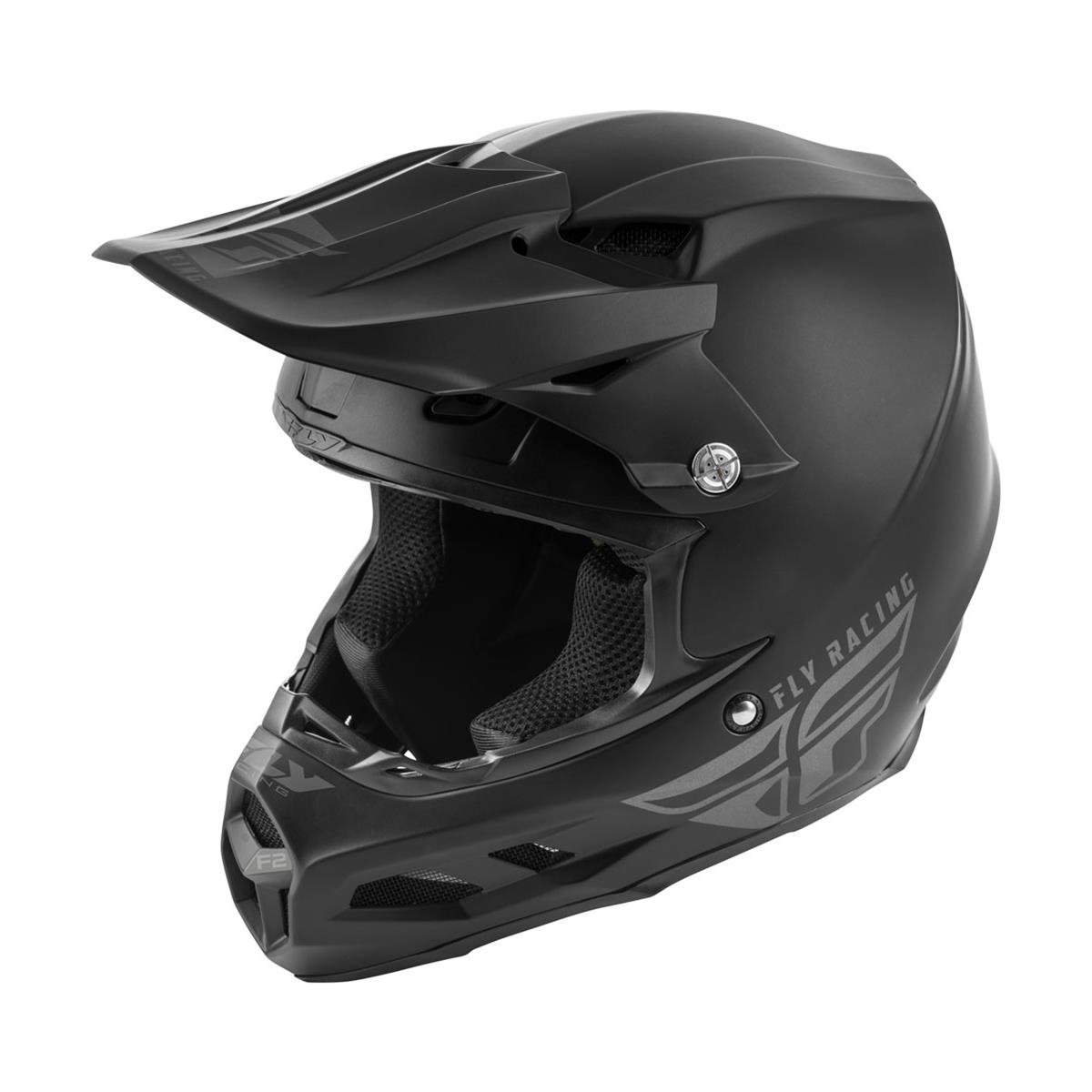 Fly Racing Motocross-Helm F2 Carbon MIPS Matt Schwarz