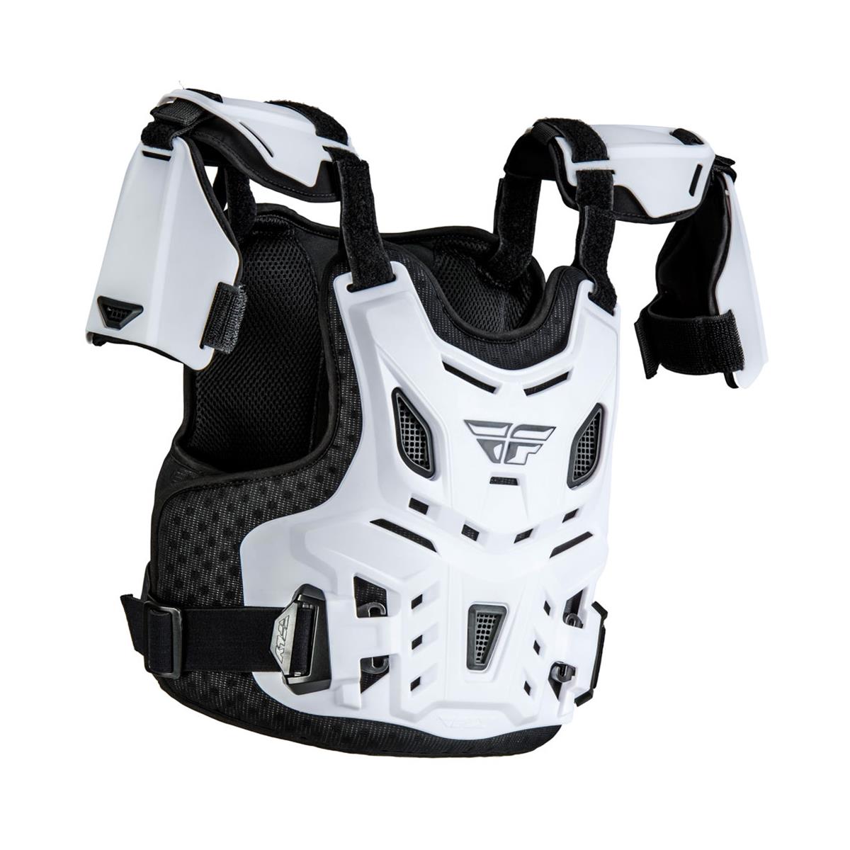 Fly Racing Kids Chest Protector Revel White