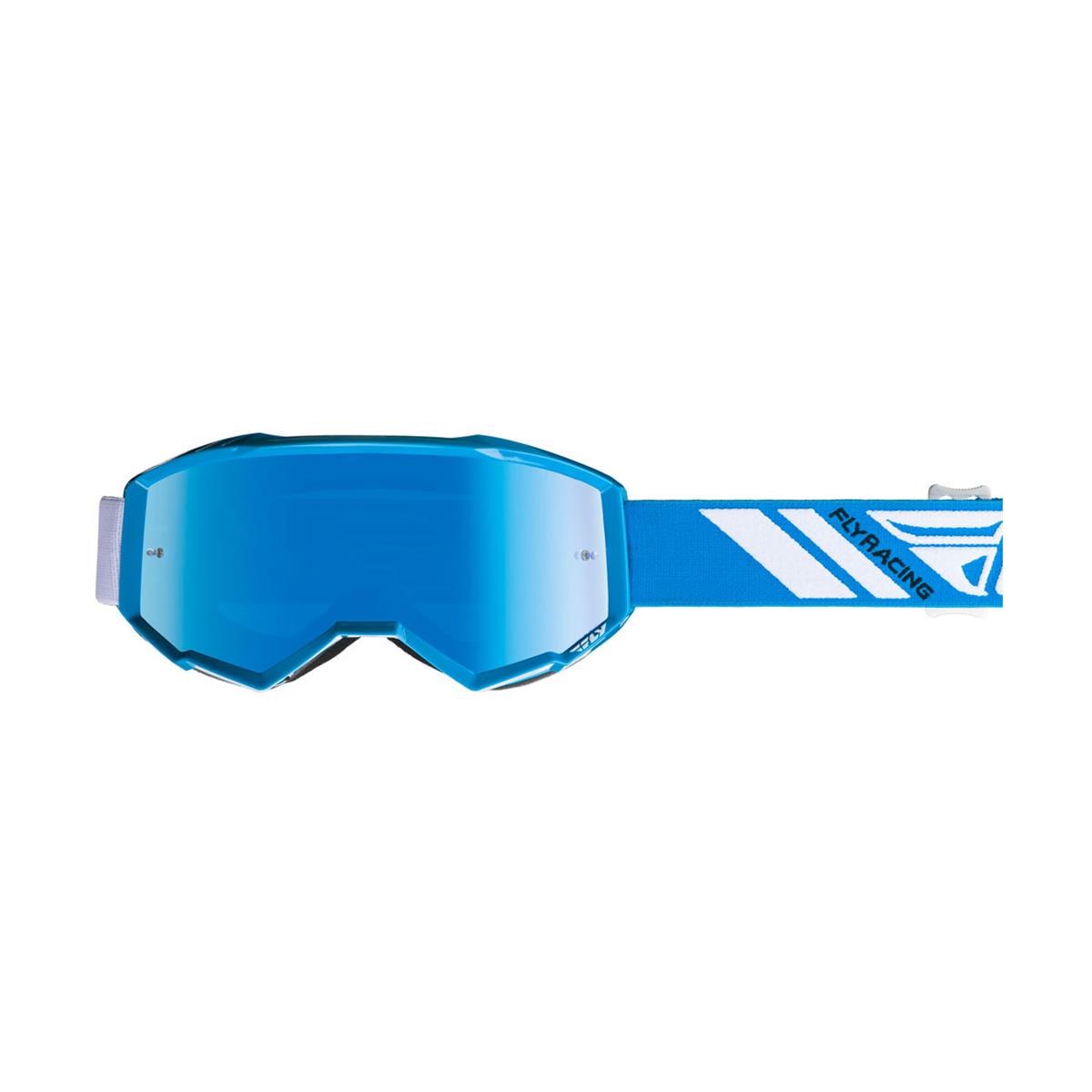 Fly Racing Crossbrille Zone Blau - Blau Smoke
