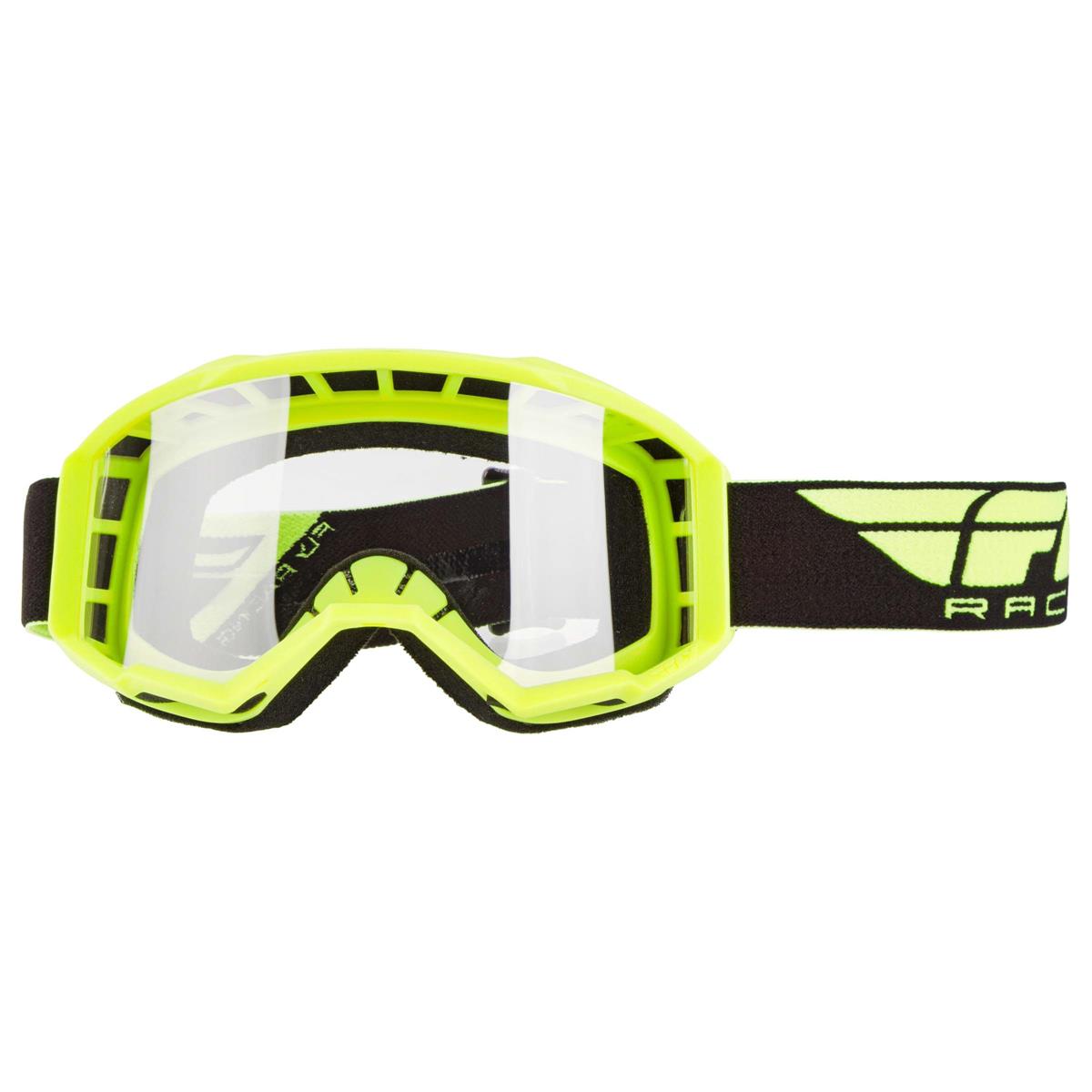 Fly Racing Goggle Focus Hi-Vis Yellow - Clear