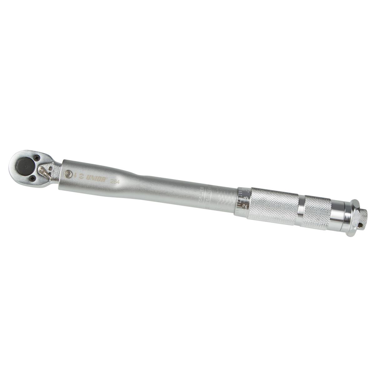 Unior Click Type Torque Wrench  270 mm, 1/4 Inch Socket